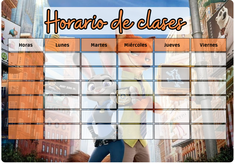 Horario